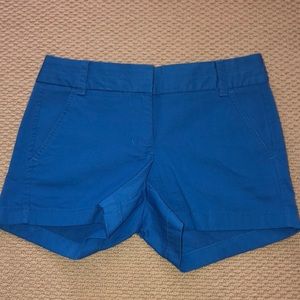 J. Crew Chino Shorts Royal Blue